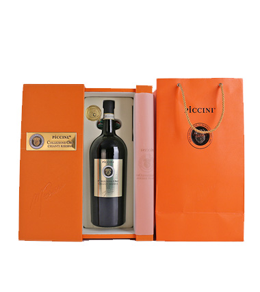 彼西尼凱樂(lè)滋尼奧羅珍藏紅葡萄酒皮禮盒